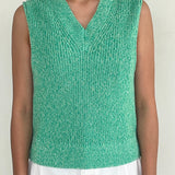 COS Green Sleeveless Knitted Vest