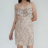 Marjorelle Biege majorelle Rhode Sequin Dress